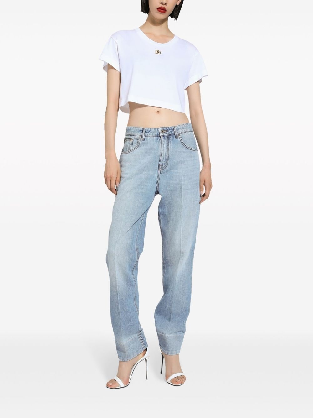 mid-rise boyfriend-fit jeans - 2