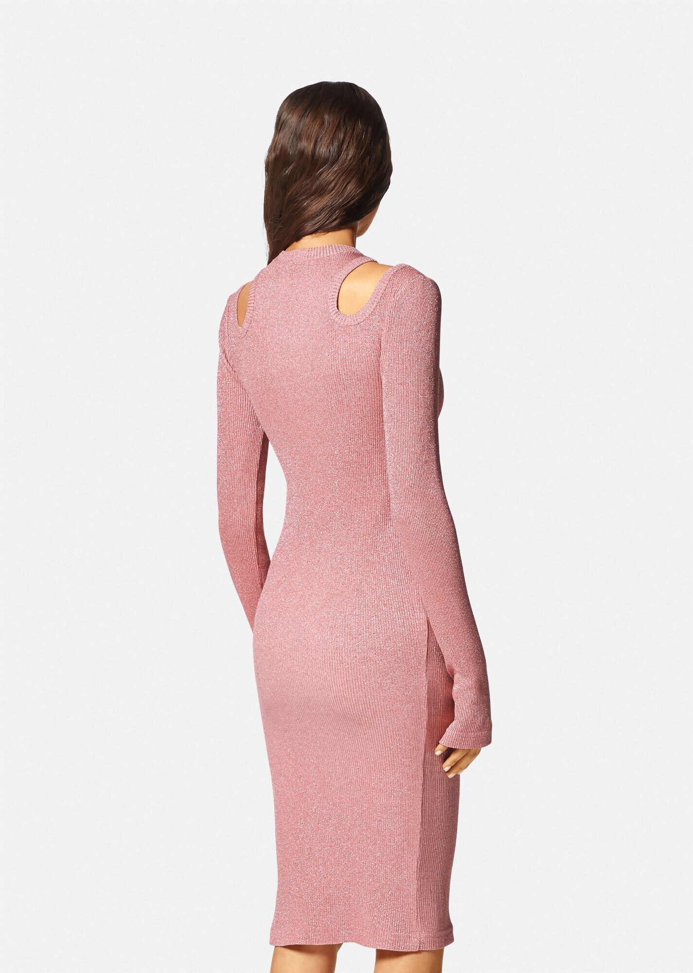 Logo Cut-Out Midi Dress - 4
