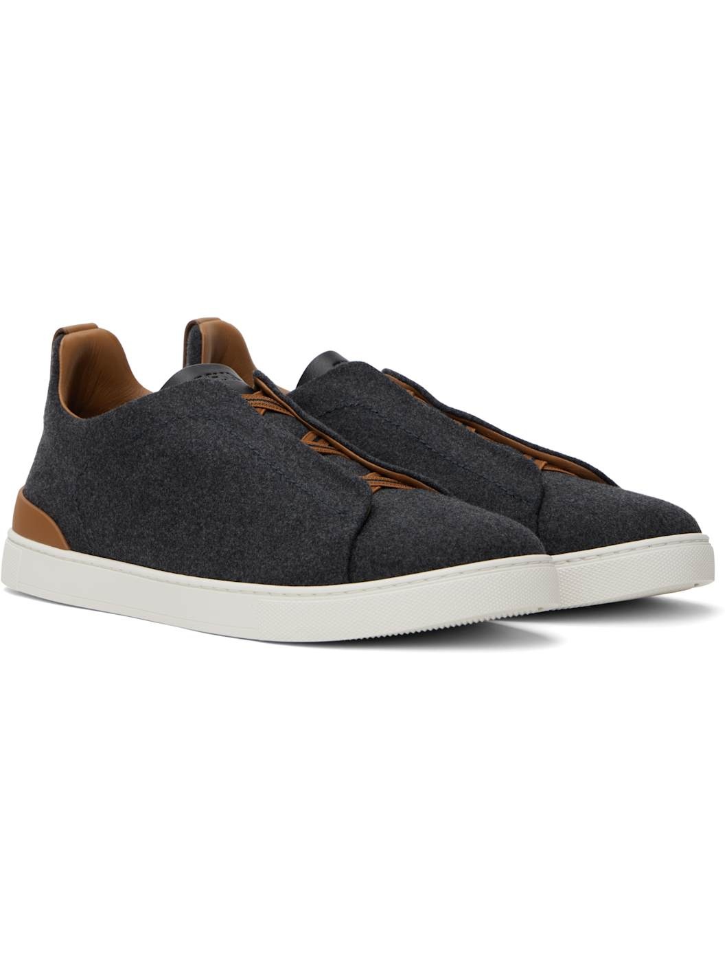 Gray #UseTheExisting Triple Stitch Sneakers - 4