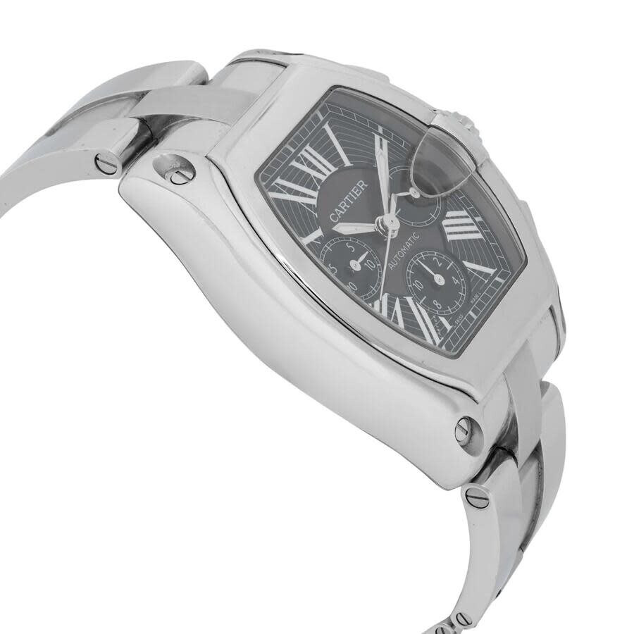 Pre-owned Cartier Roadster Chronograph Black Dial Men's Watch W62007X6 - 4
