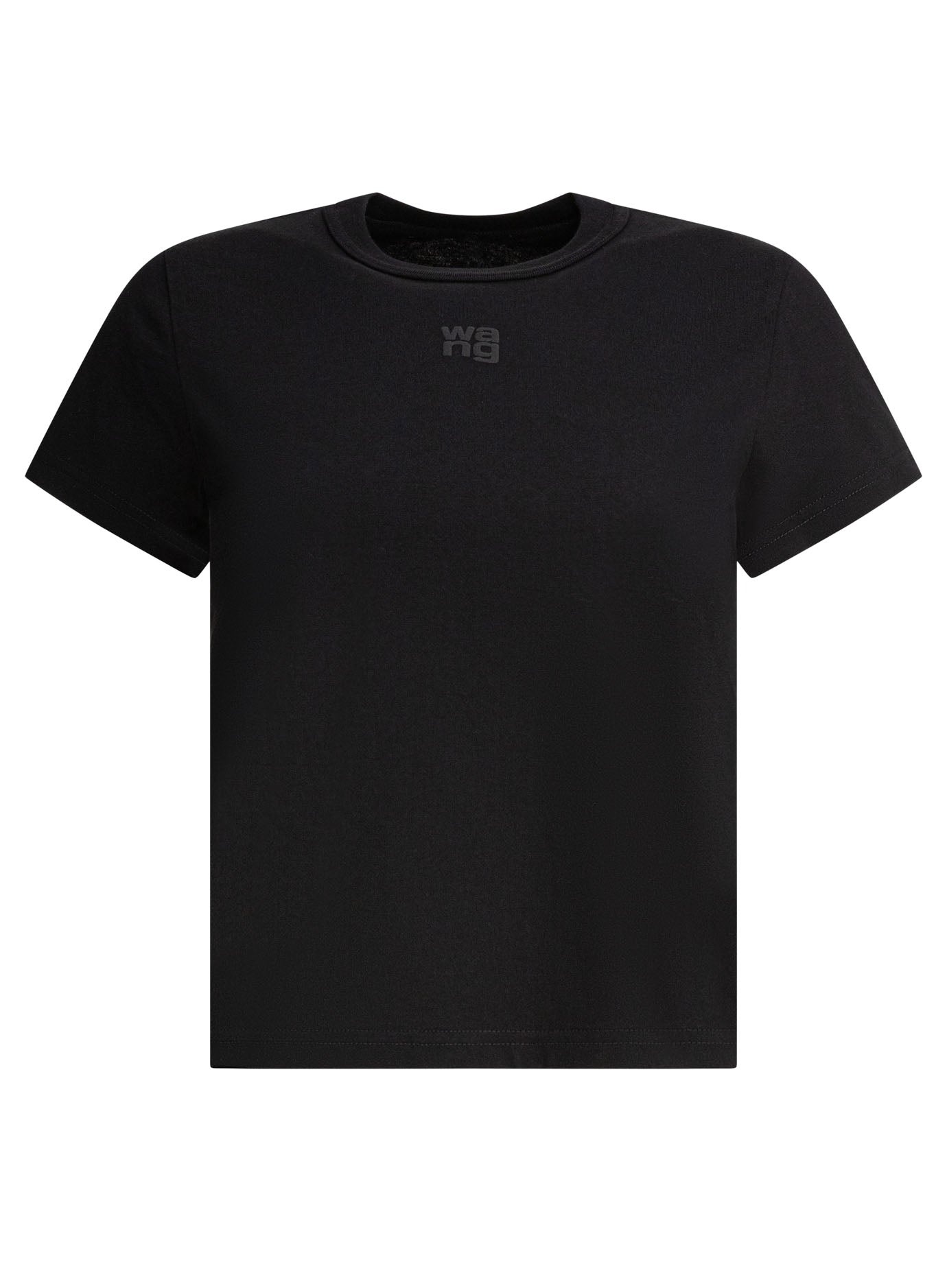 Alexander Wang Essential Jsy Shrunken Tee W/puff Logo - 1