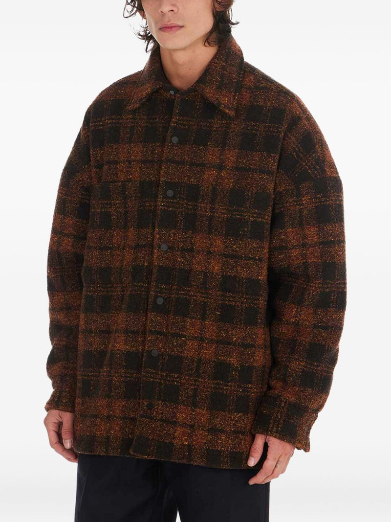 check-patterned overshirt 3