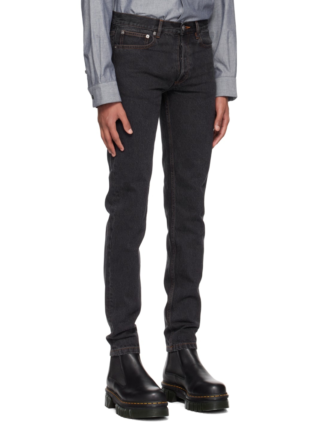 Black New Standard Jeans - 2