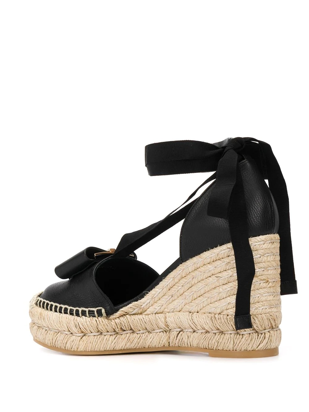 Vara bow wedge espadrilles - 3