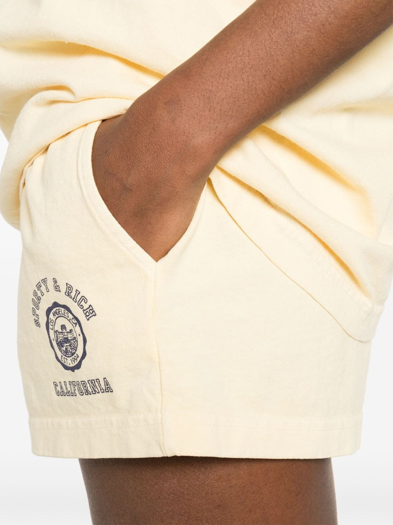 logo-print shorts 5