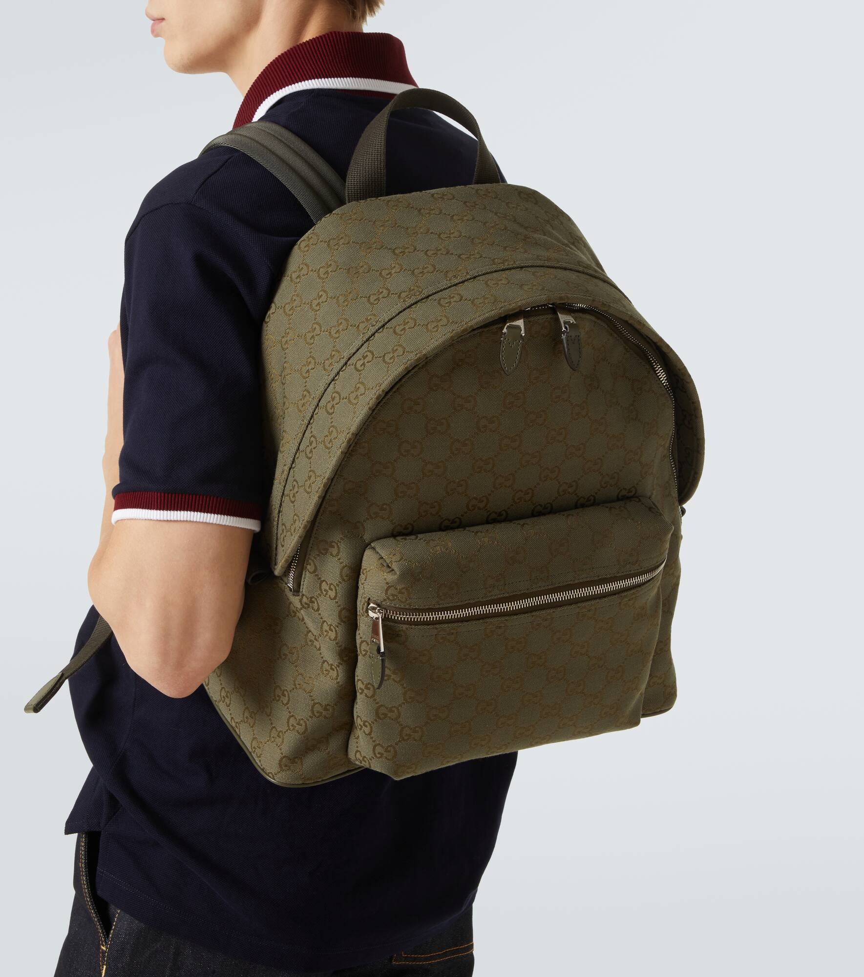 GG Canvas Medium backpack - 3