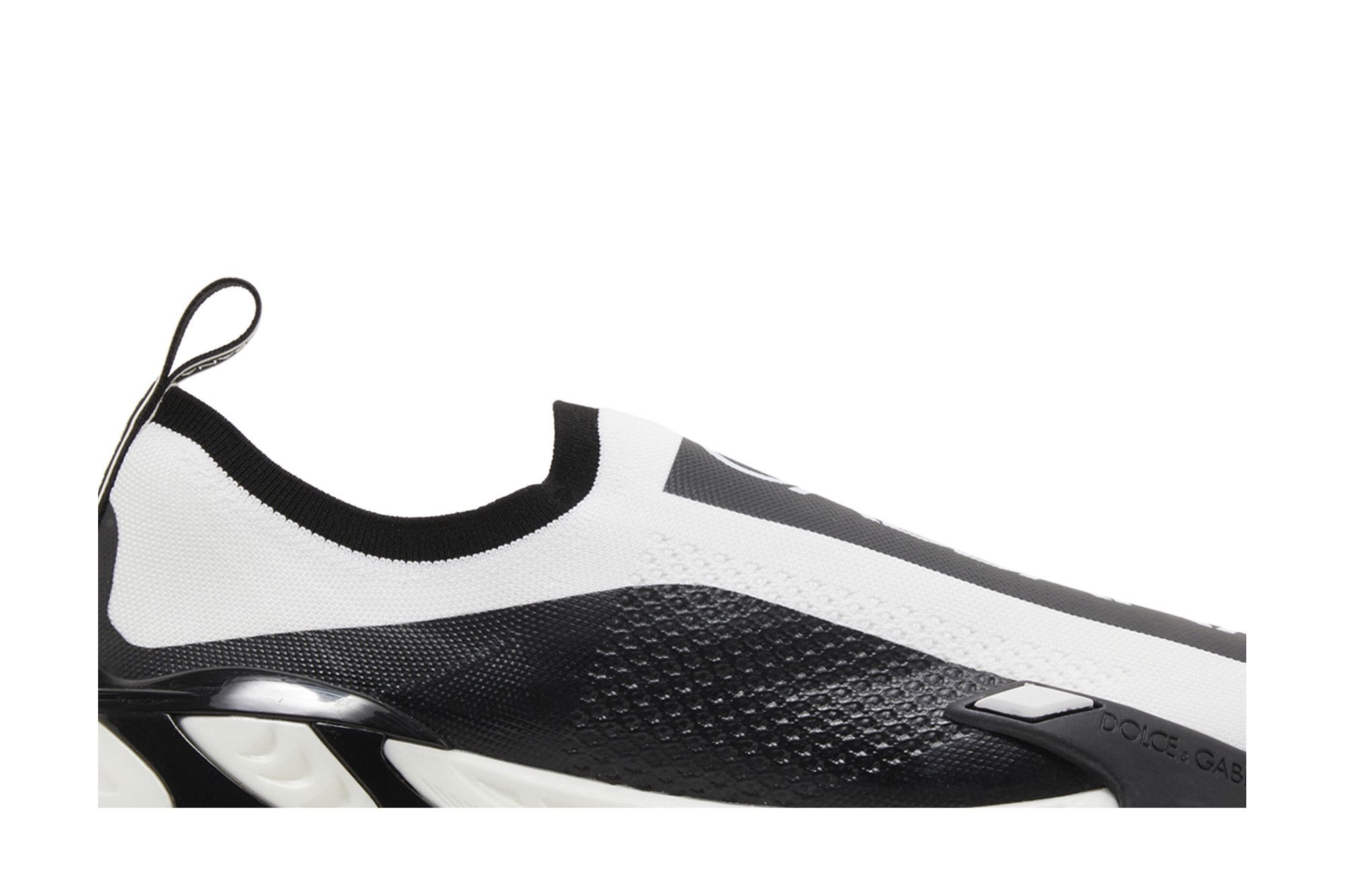 Dolce & Gabbana Stretch Mesh Fast Sneaker 'White Black' - 2