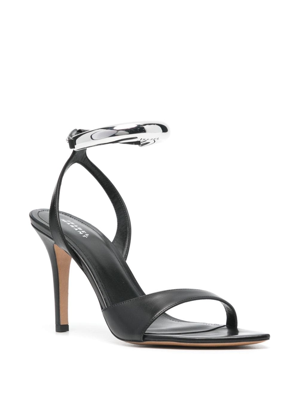 ISABEL MARANT Ailisa 80mm leather sandals - Black