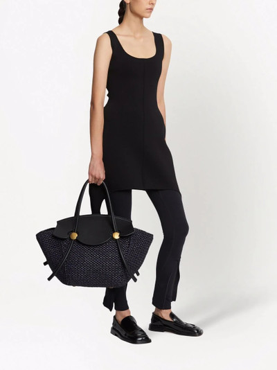 Proenza Schouler Pipe raffia tote outlook