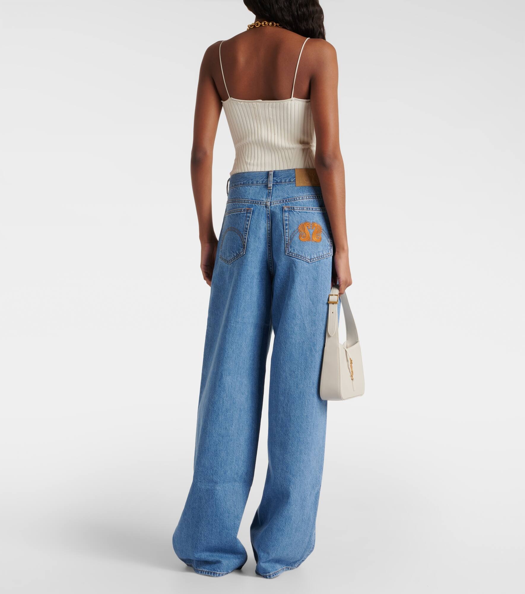 Java high-rise wide-leg jeans - 3
