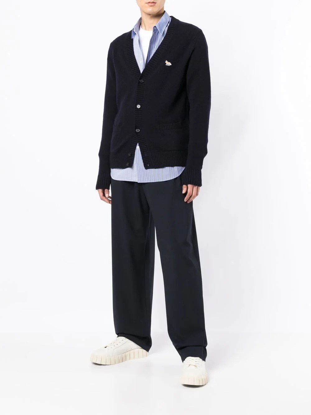 lambs wool cardigan - 2