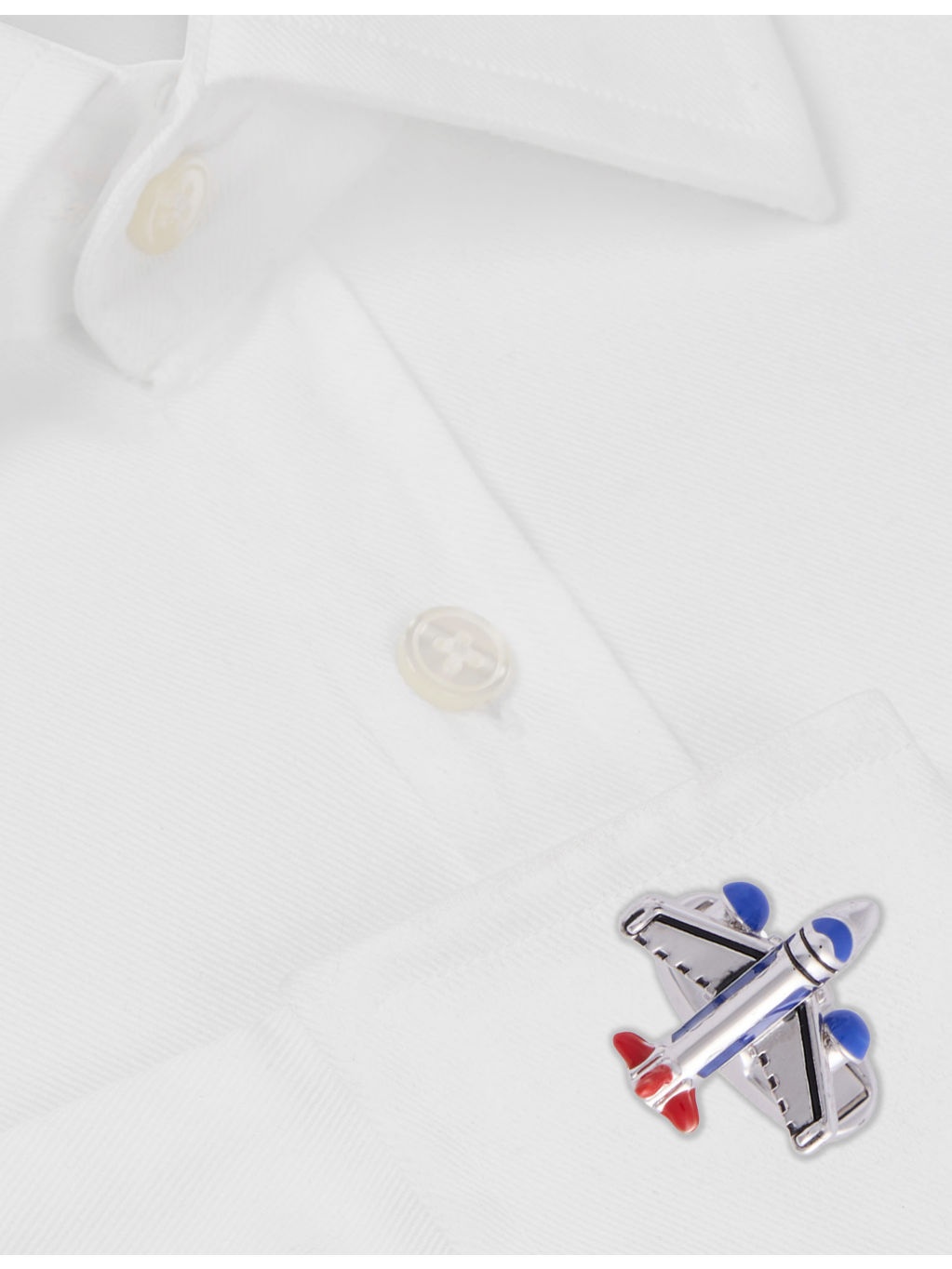 Aeroplane Copper And Zinc Cufflinks - 2