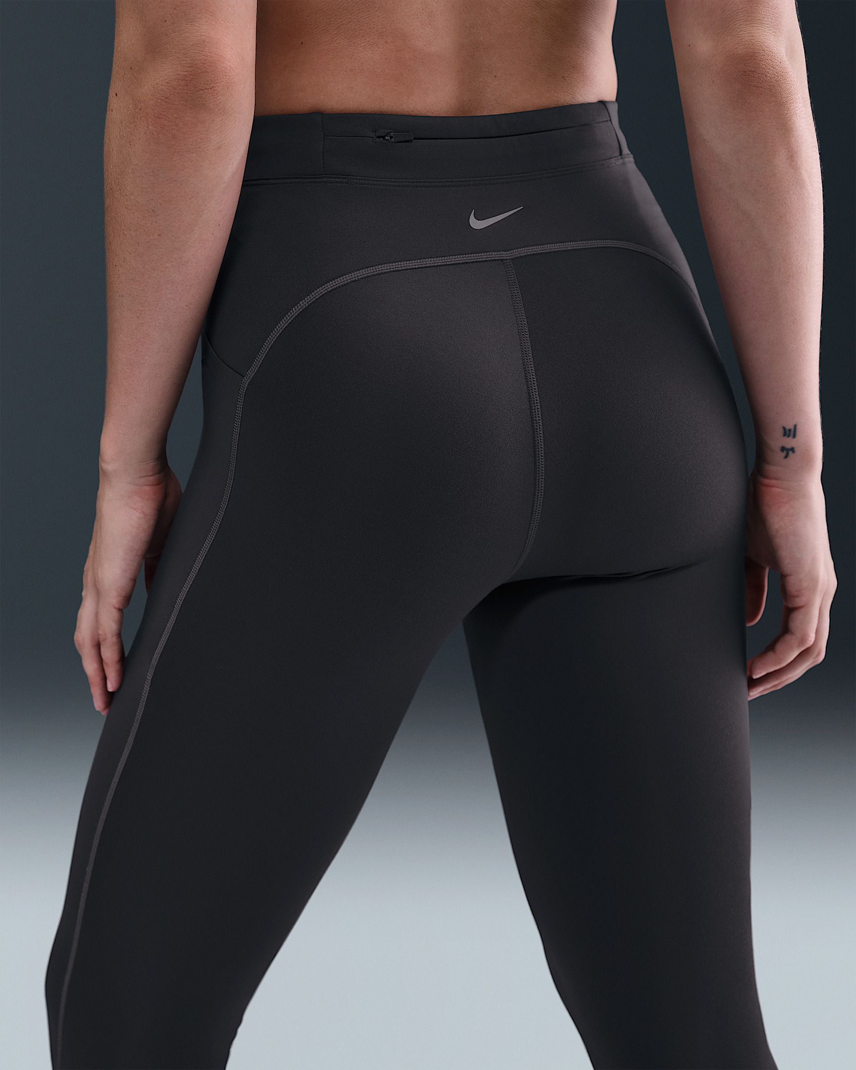 Nike Swift Women's High-Waisted 7/8 Running Leggings with Reflective Accents - 3