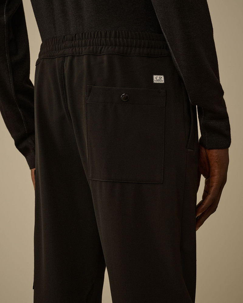 Wool Gabardine Regular Cargo Pants 6