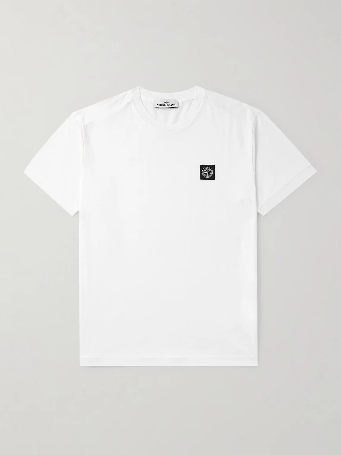 Logo-Appliquéd Garment-Dyed Cotton-Jersey T-Shirt - 1
