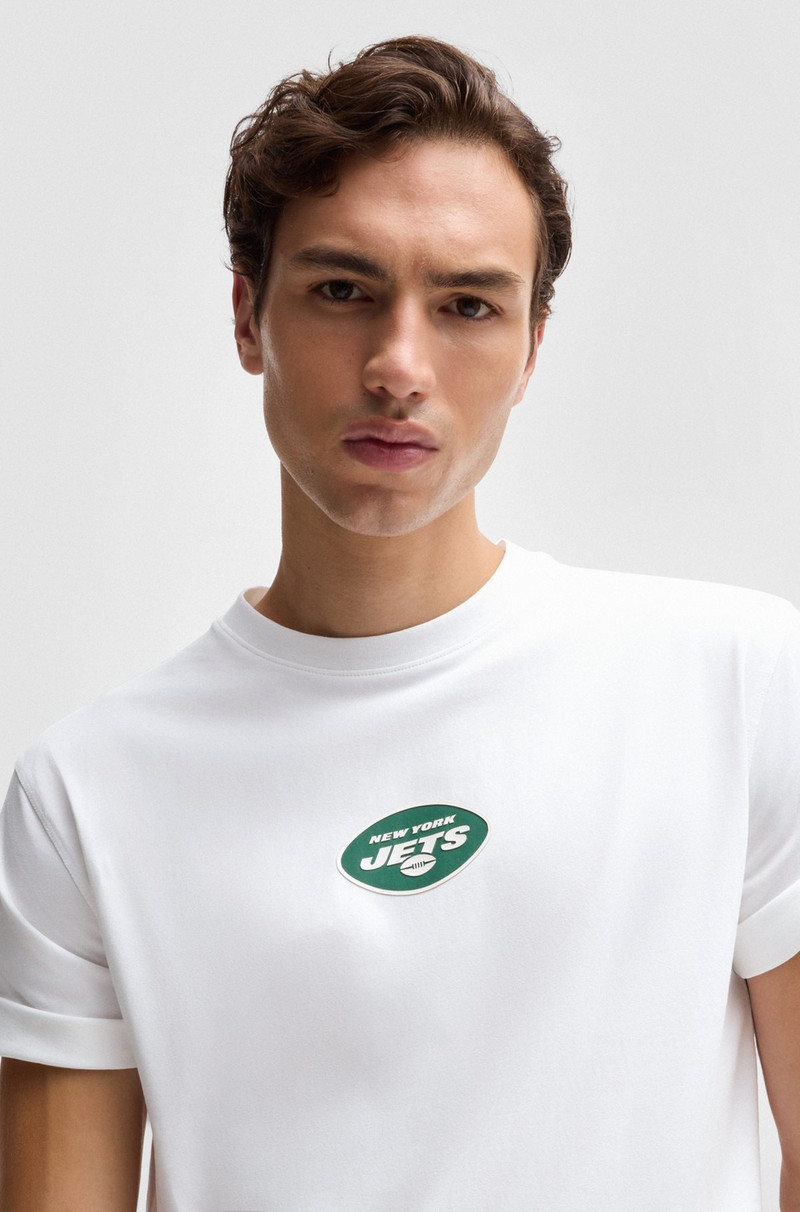 BOSS X NFL STRETCH-COTTON T-SHIRT WITH SPECIAL BRANDING 3