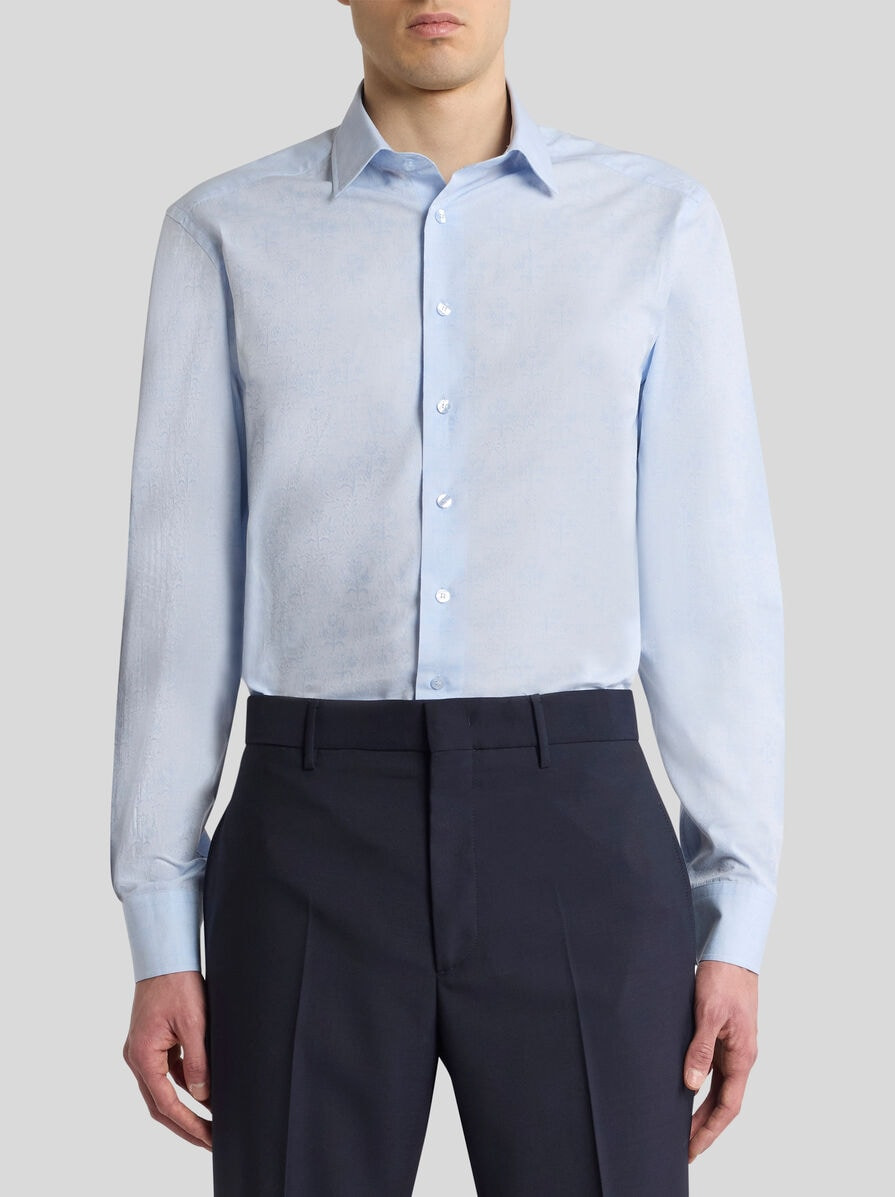 COTTON JACQUARD SHIRT - 2