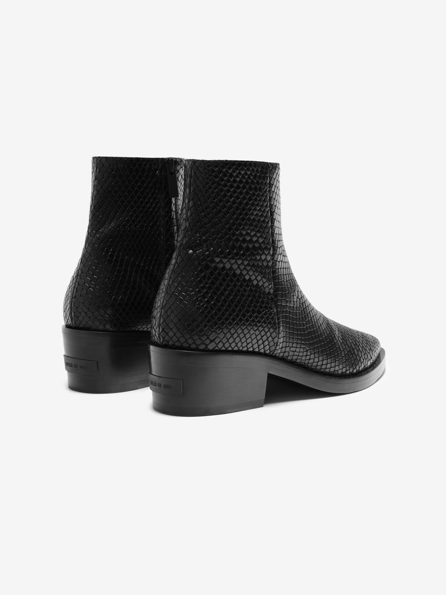 Snakeskin Santa Fe Boot - 3