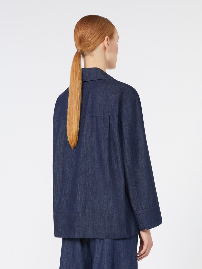 CATERINA Lightweight denim shirt 4