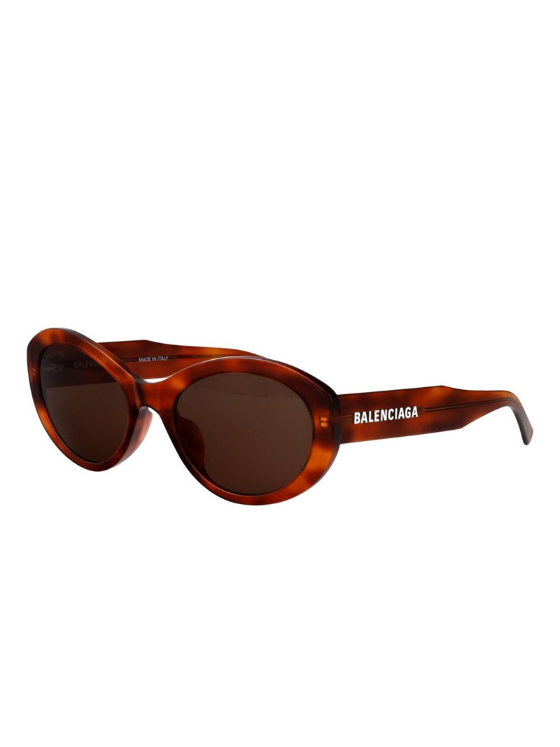 BALENCIAGA oval-frame sunglasses outlook