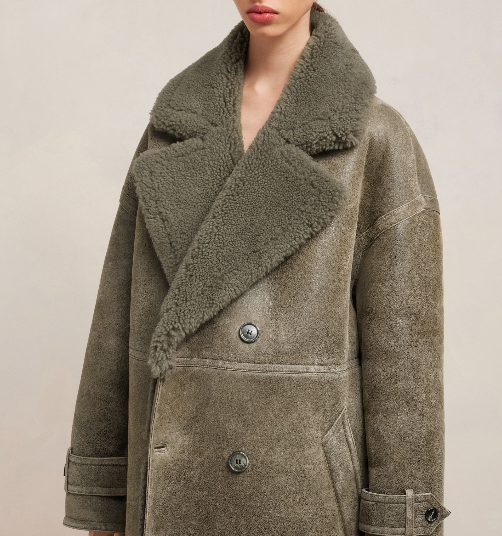 Double Breasted Coat - 8