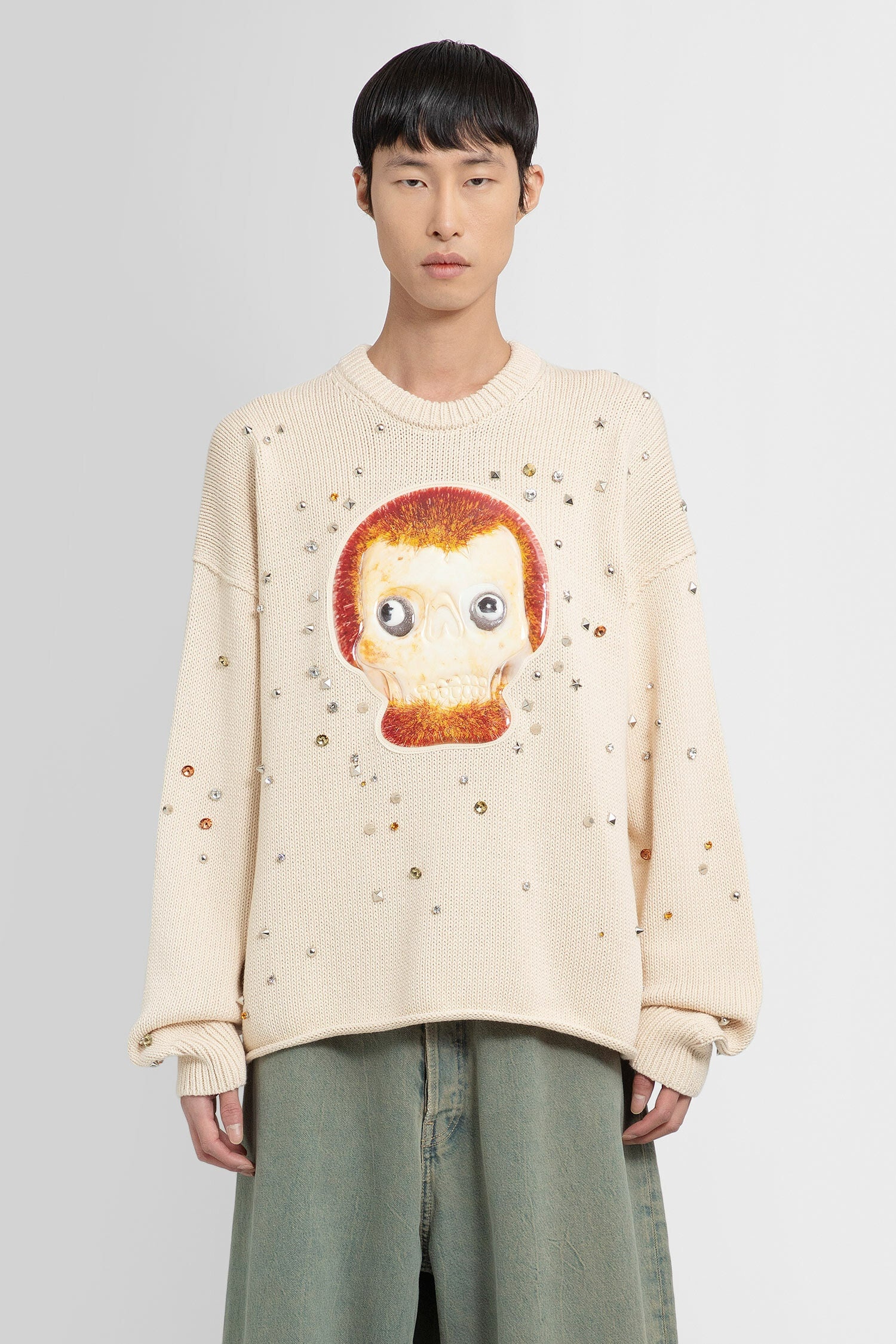 Crewneck-Patch-Animation-Knitwear - 1