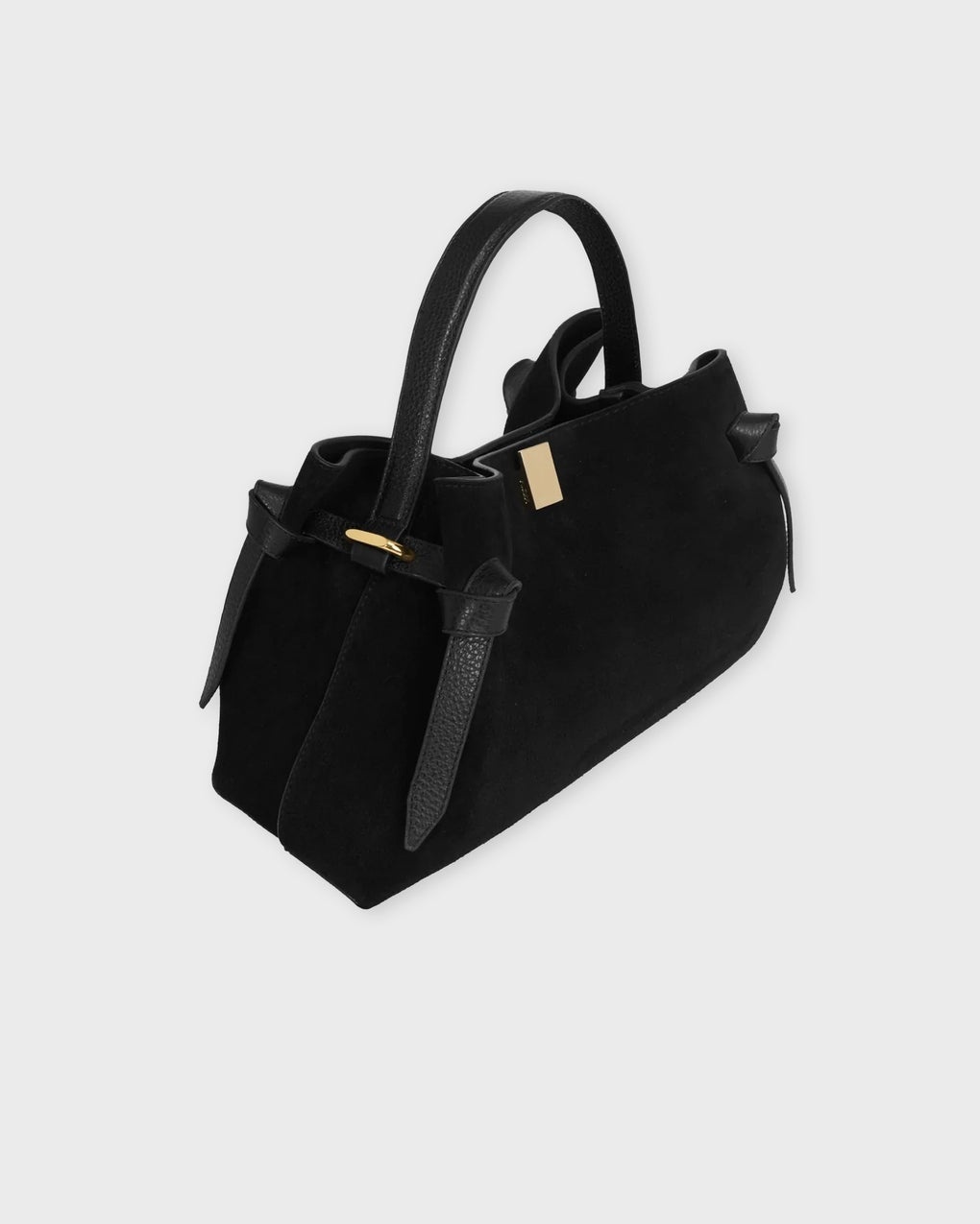 Bag Gyoza Suede Black Black ONESIZE - 2