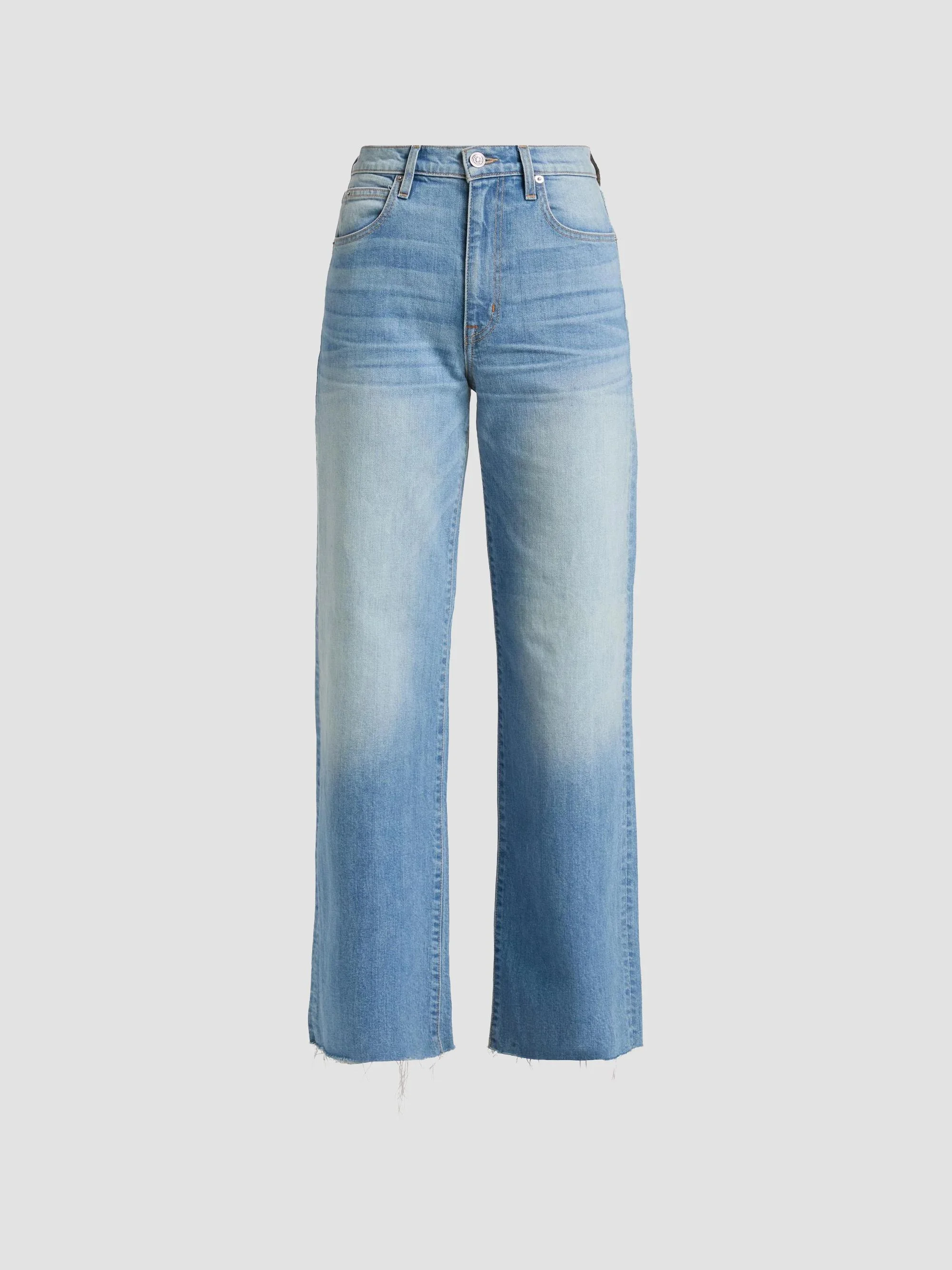 Women's Grace Faded High-Rise Straight Jeans - Slow Dancer - 1