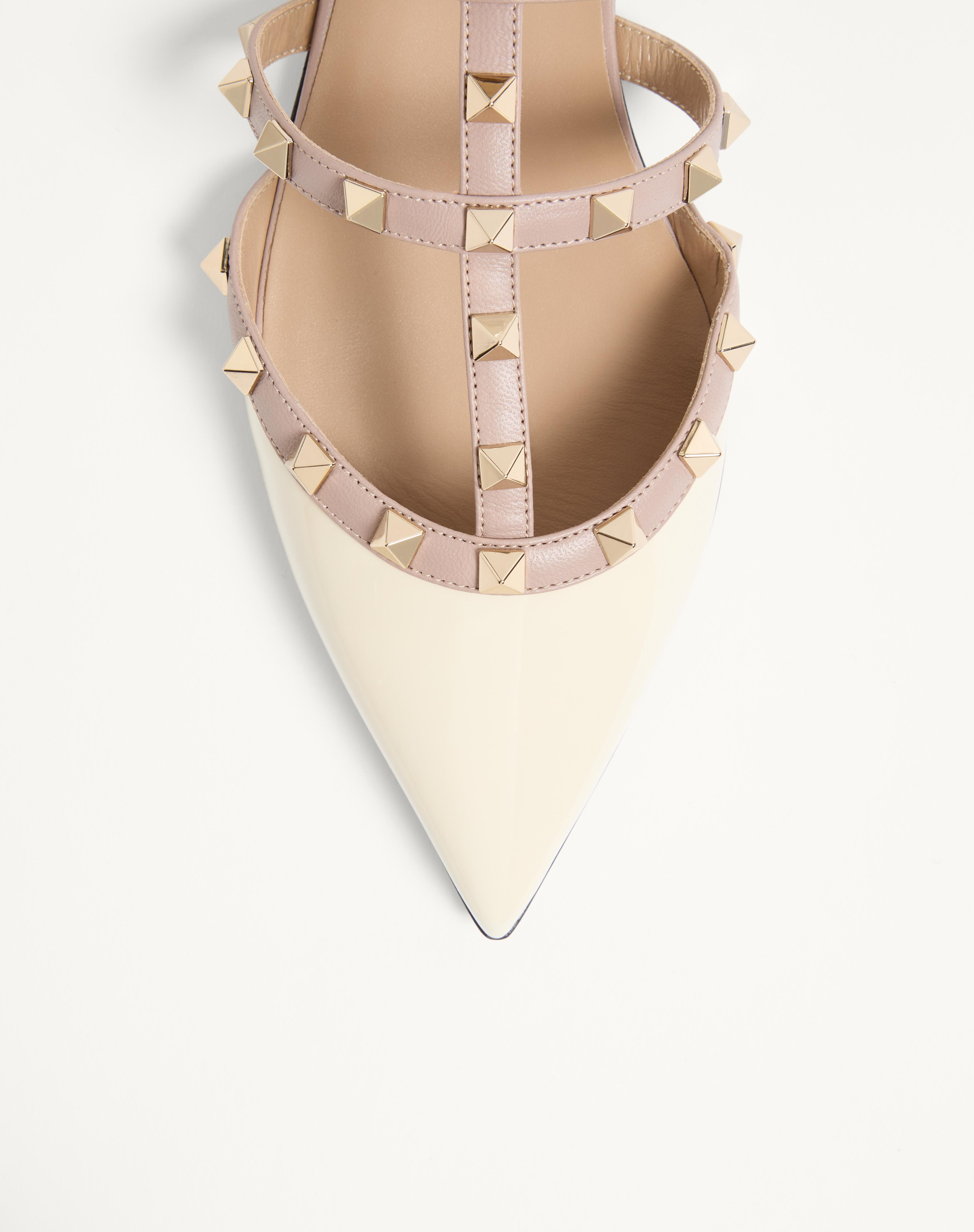 ROCKSTUD PATENT-LEATHER MULE - 6