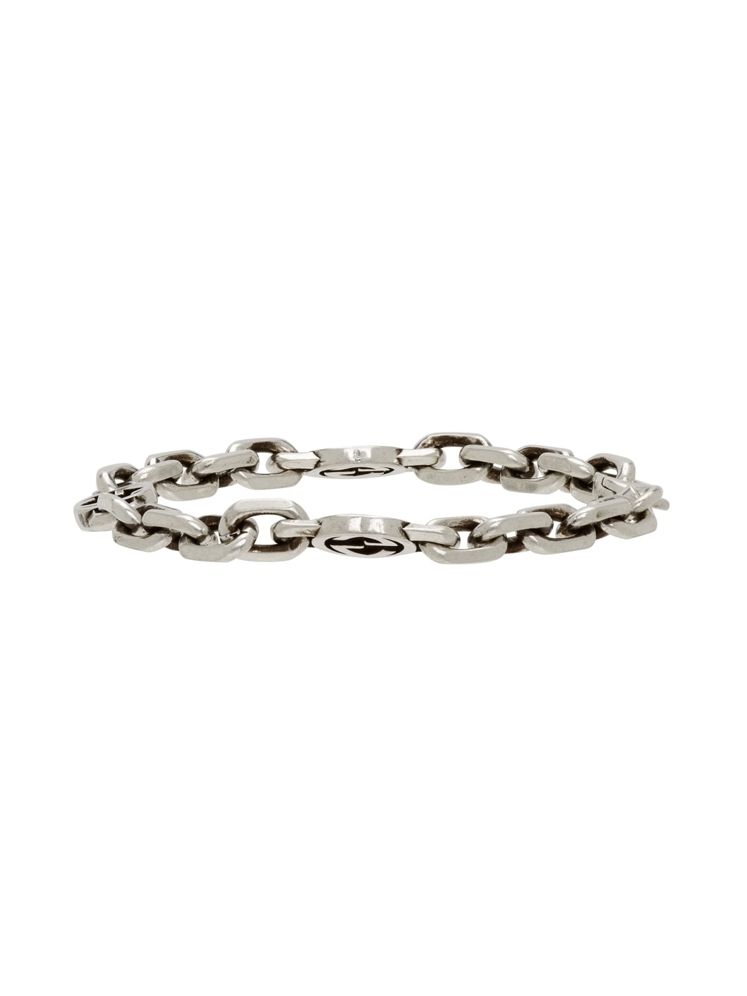 Silver Interlocking G Bracelet - 3