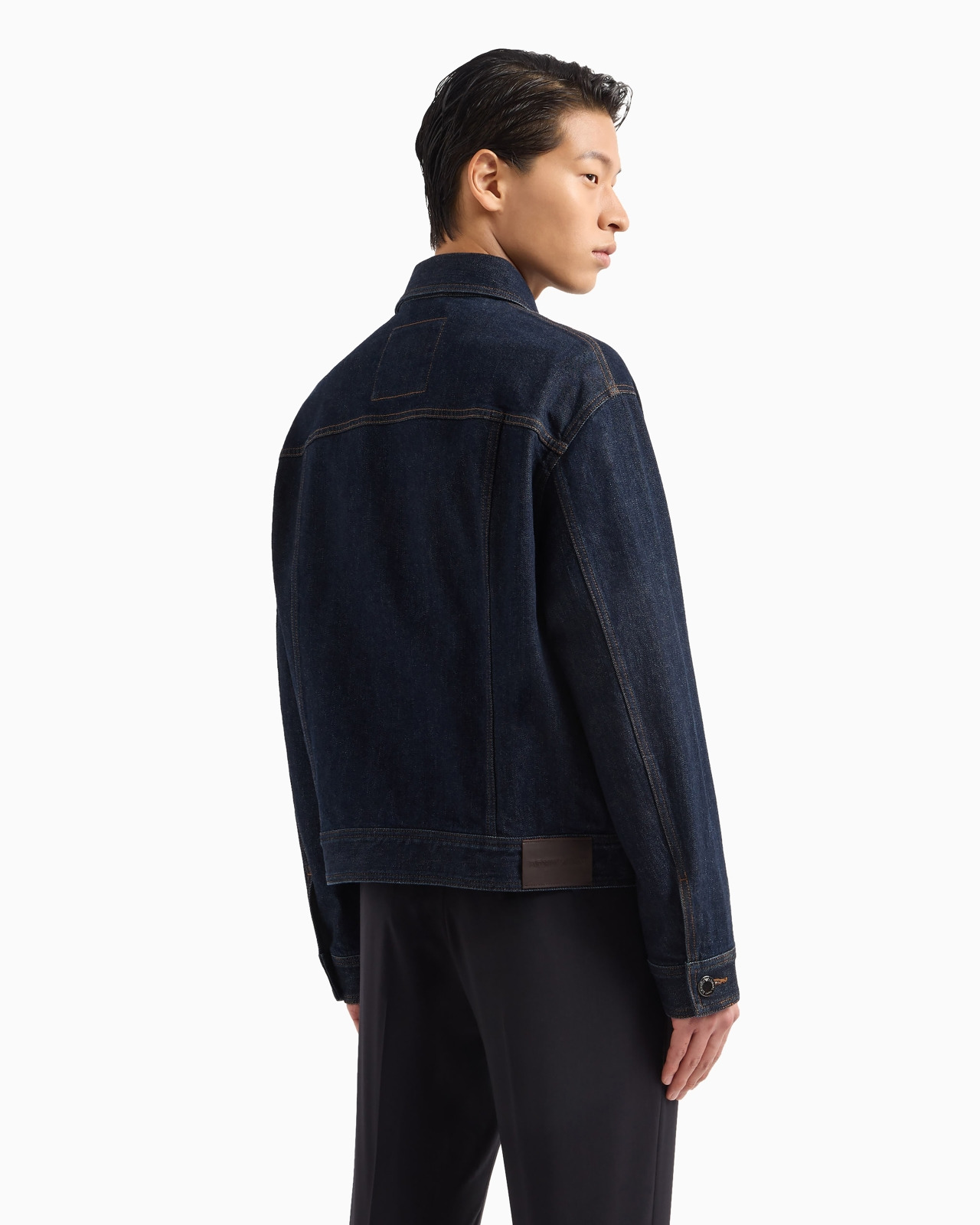 Rinse-washed denim jacket - 3