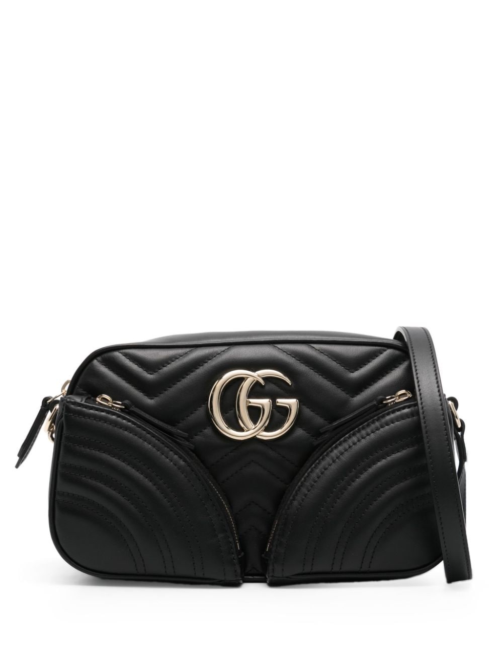 Gg marmont small leather shoulder bag - 1