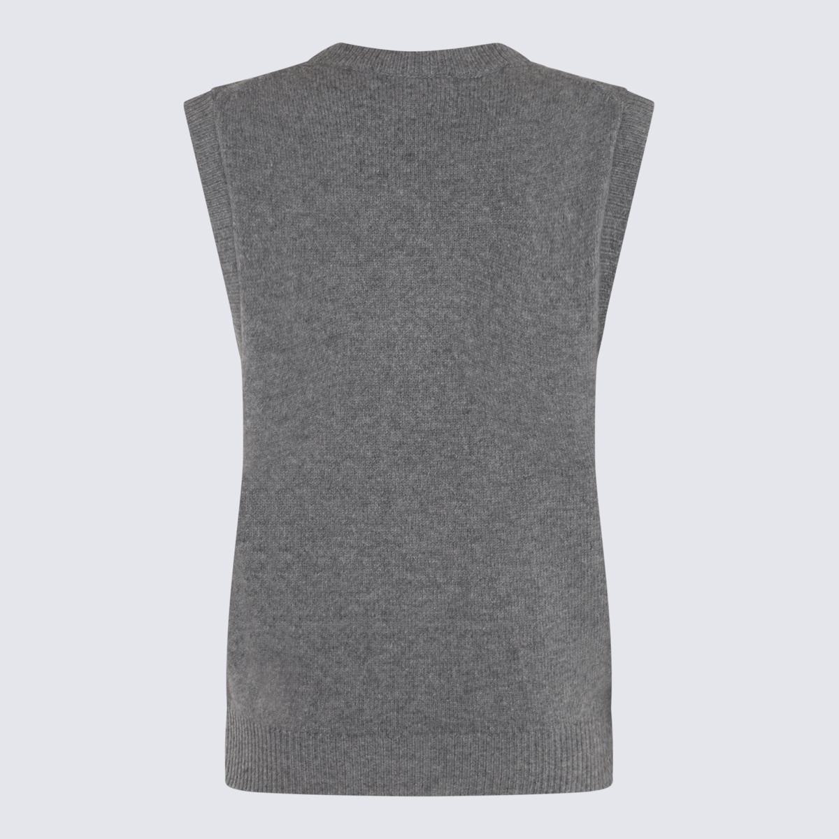 KENZO GREY WOOL JUMPER - 2