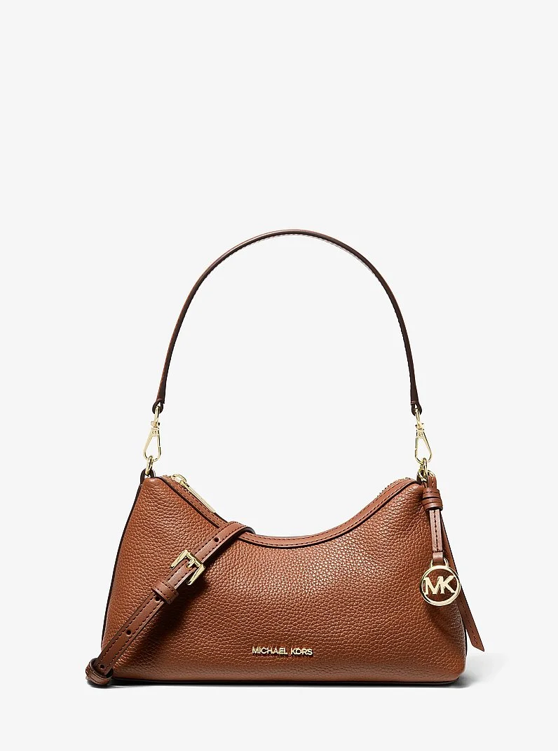 Sammy Small Pebbled Leather Convertible Crossbody Bag - 1