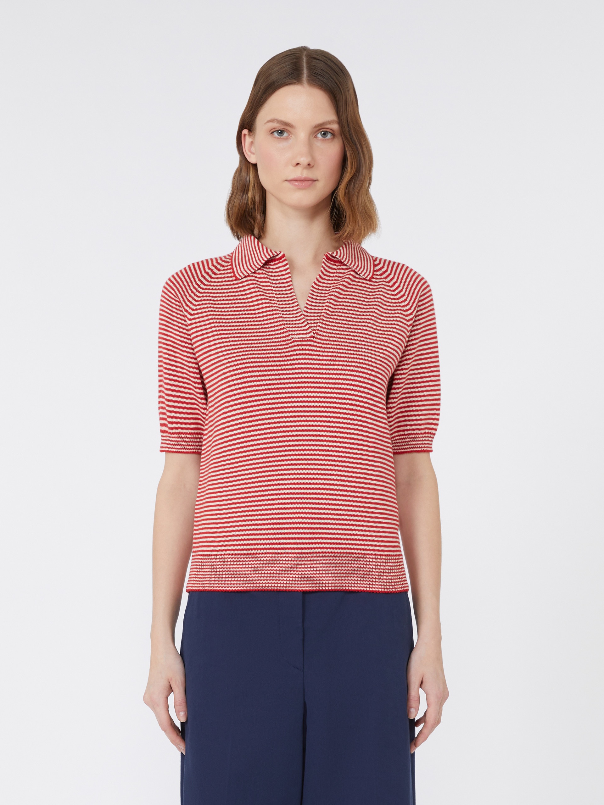 JUNIOR Cotton yarn polo shirt - 3