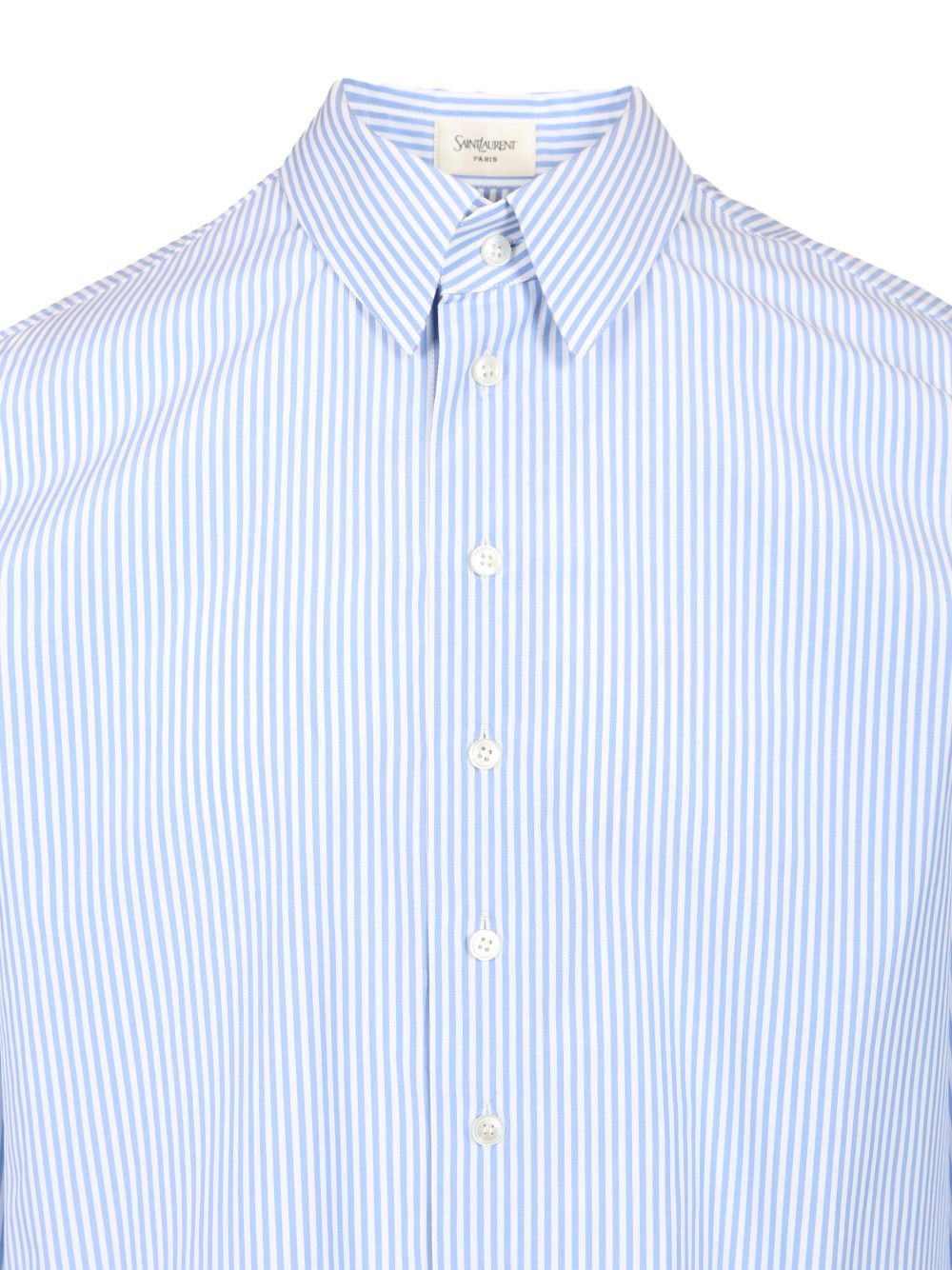Silk Voile Shirt Shirts Blue - 3