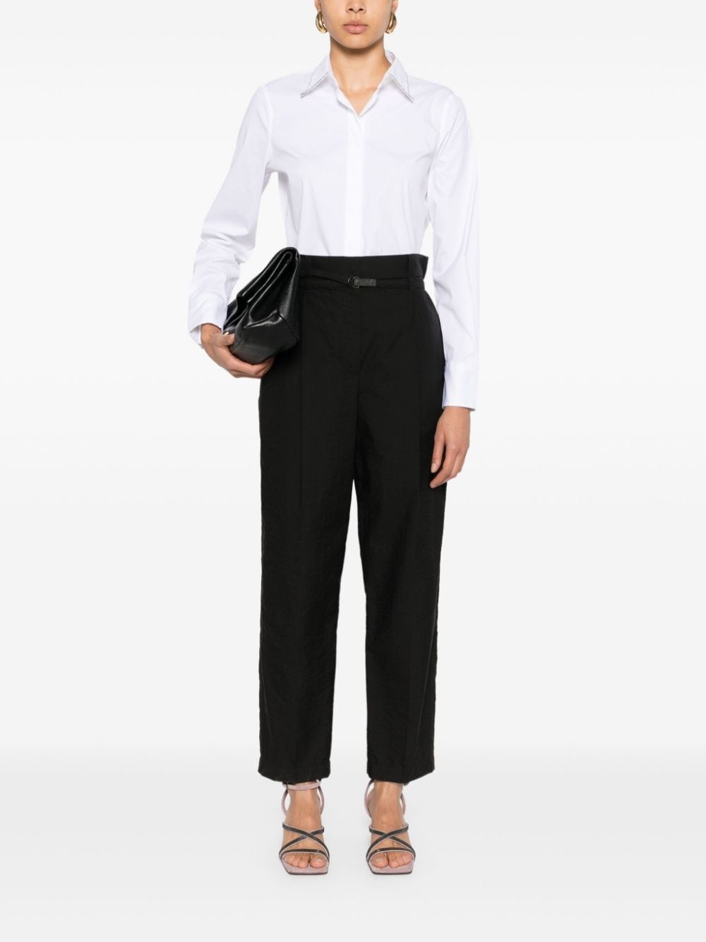 Monili-chain poplin shirt - 2