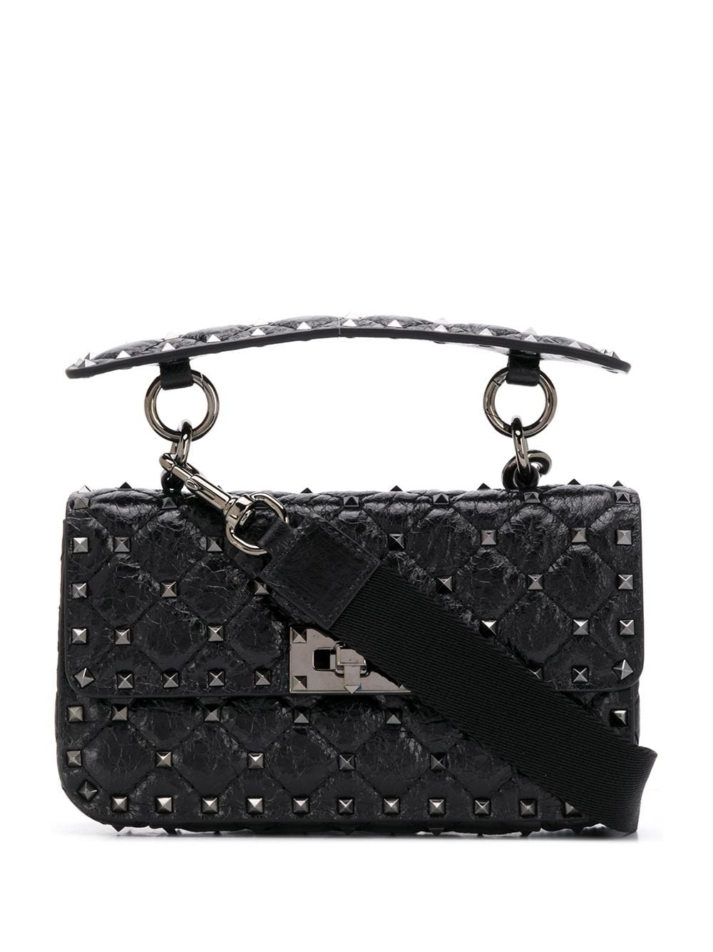 Rockstud quilted tote bag - 1