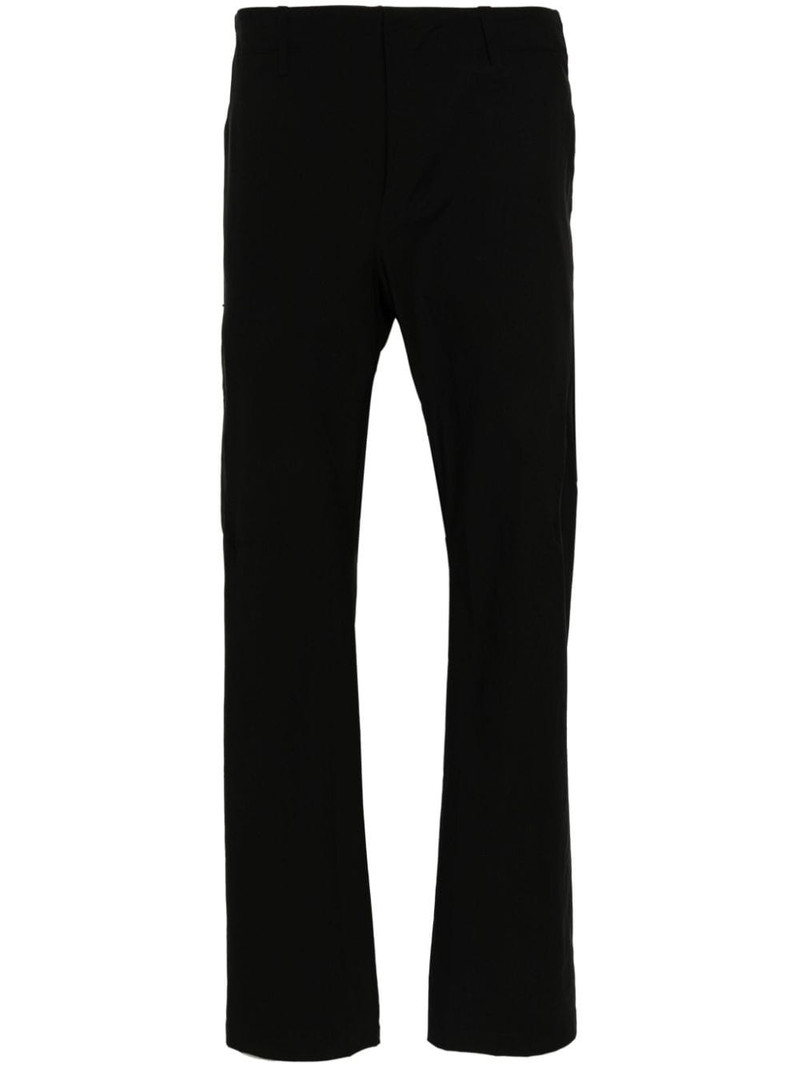 tonal 스티치 straight-leg 바지 1