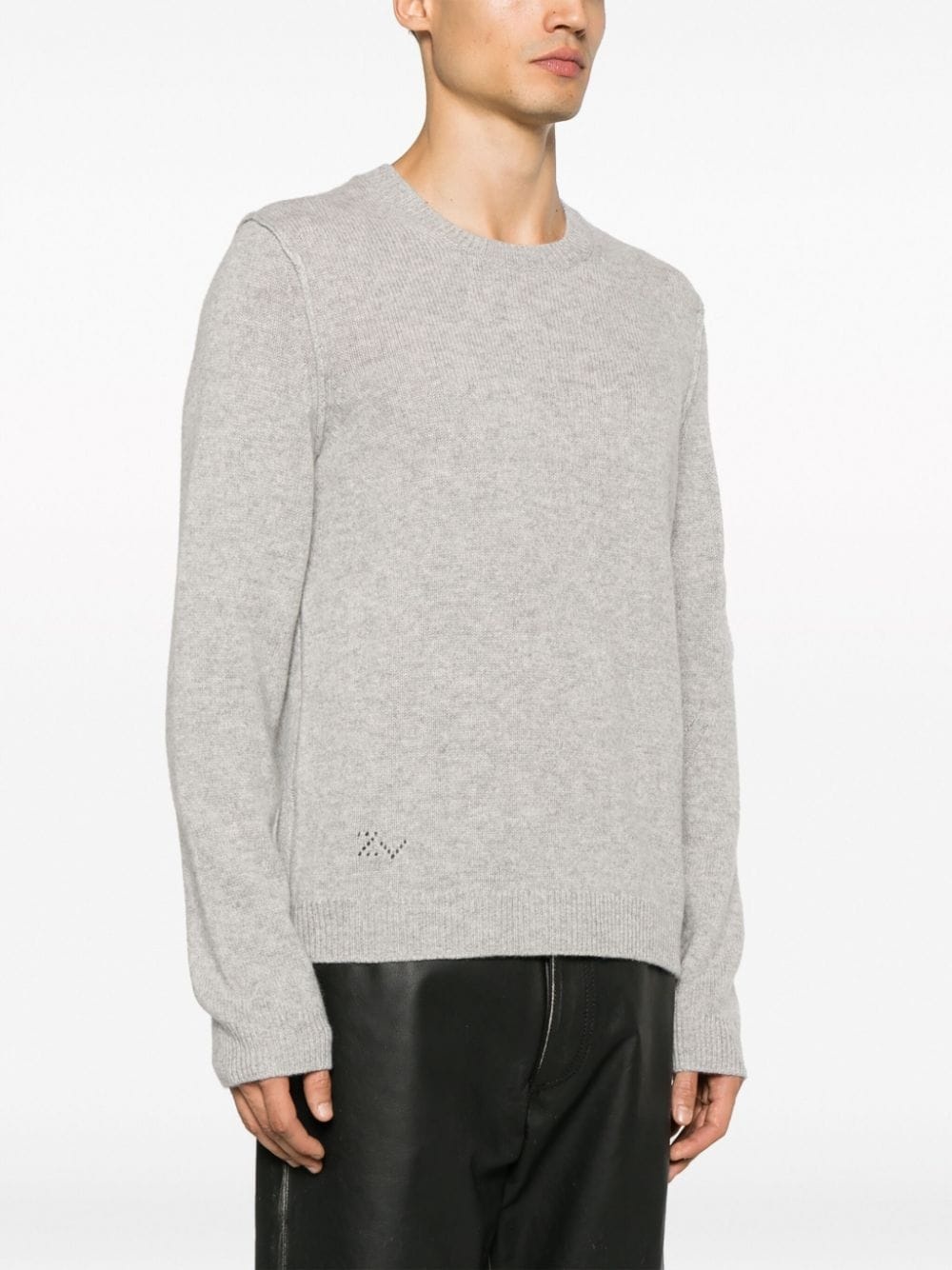 Kennedy logo-embroidered cashmere jumper - 4