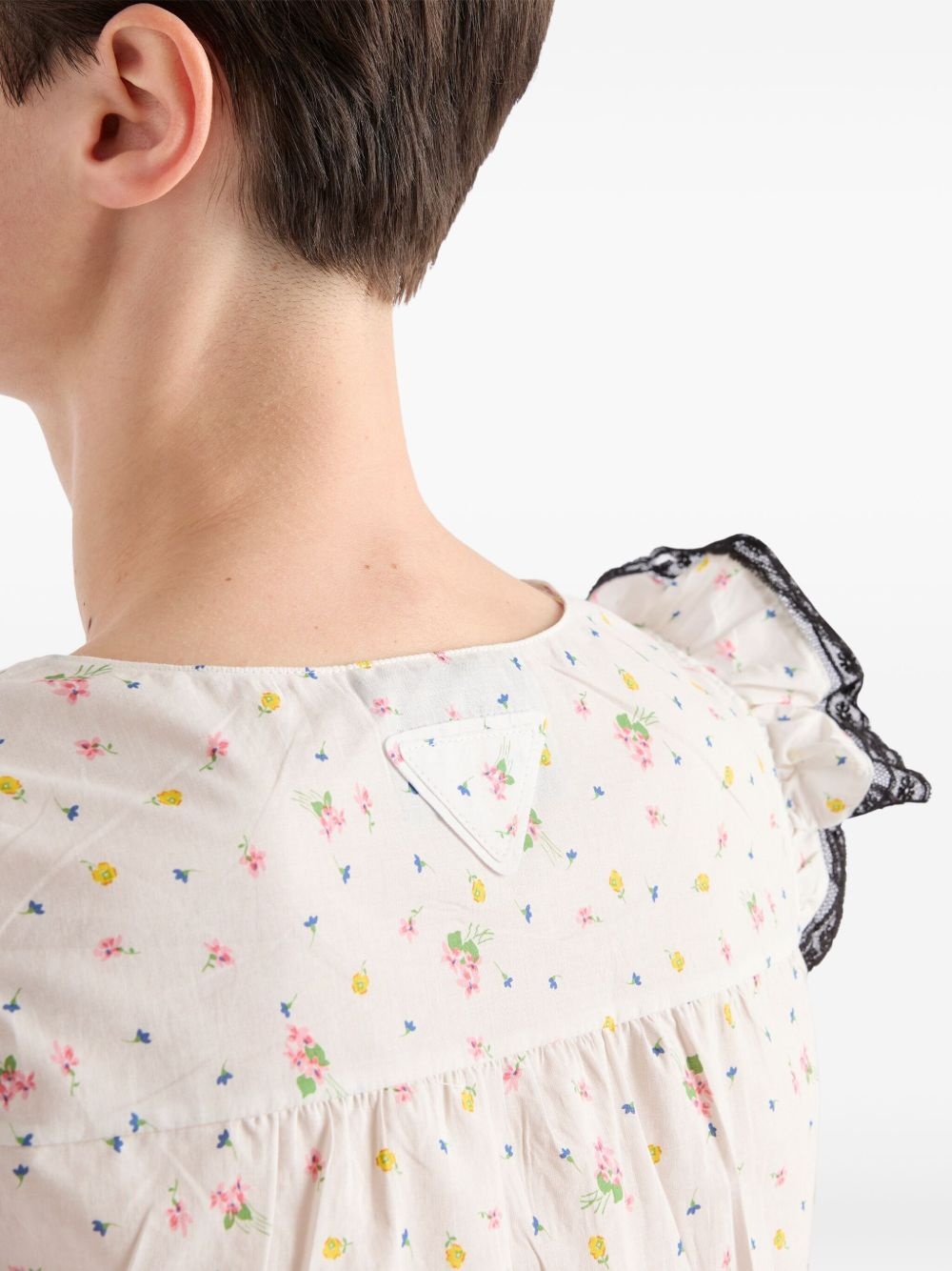 floral-print mini dress - 6