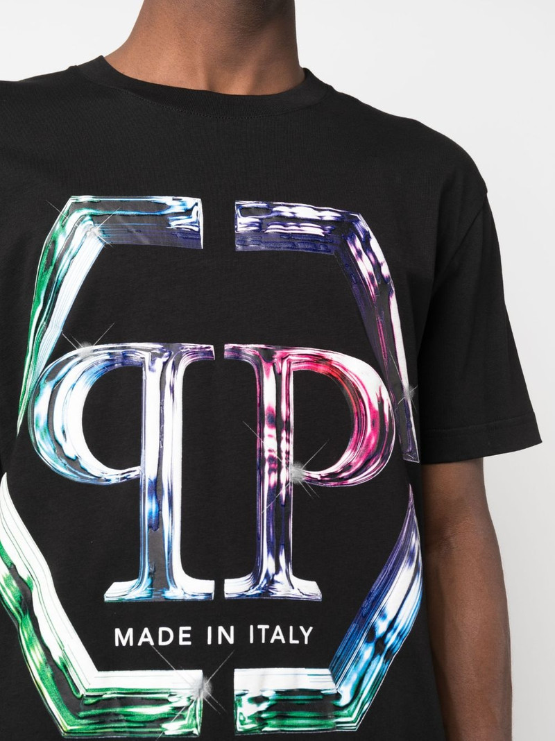 logo-print cotton T-shirt 5