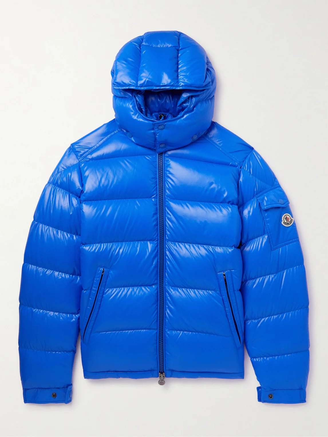Moncler Maya Quilted Shell Hooded Down Jacket - 1