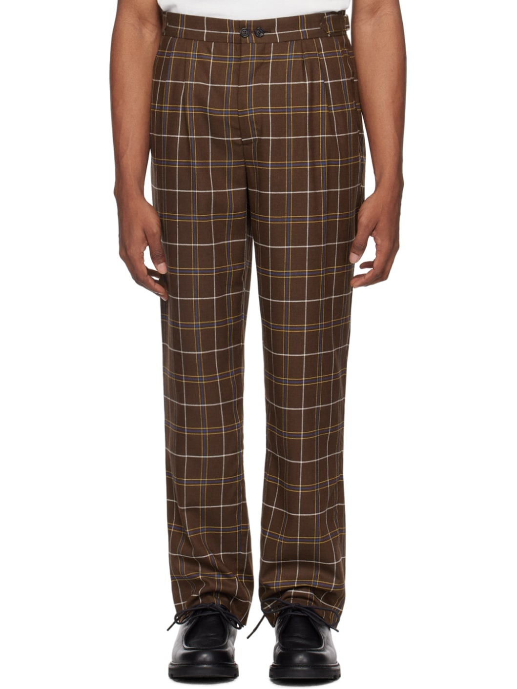 Brown Dunham Trousers - 1