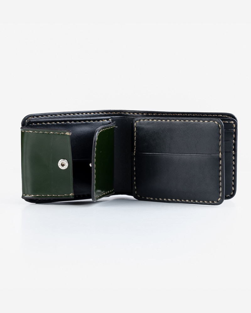 Iron Heart IHG-01-GRN Small Shell Cordovan Wallet - Green outlook