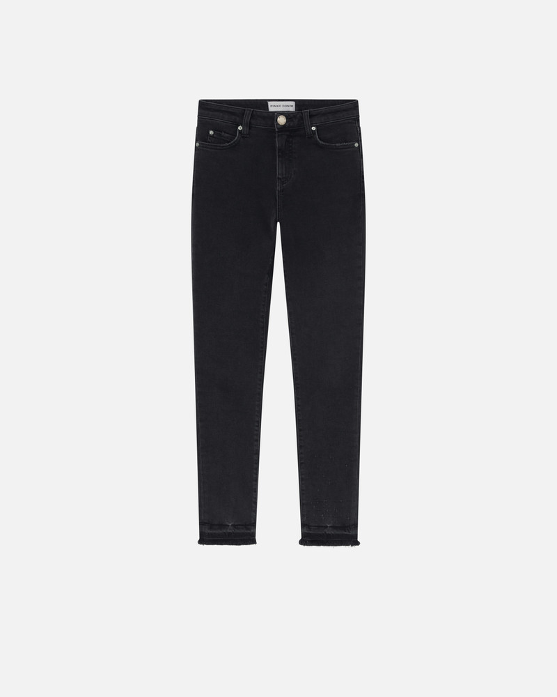 SKINNY JEANS WITH BLACK DENIM - 1