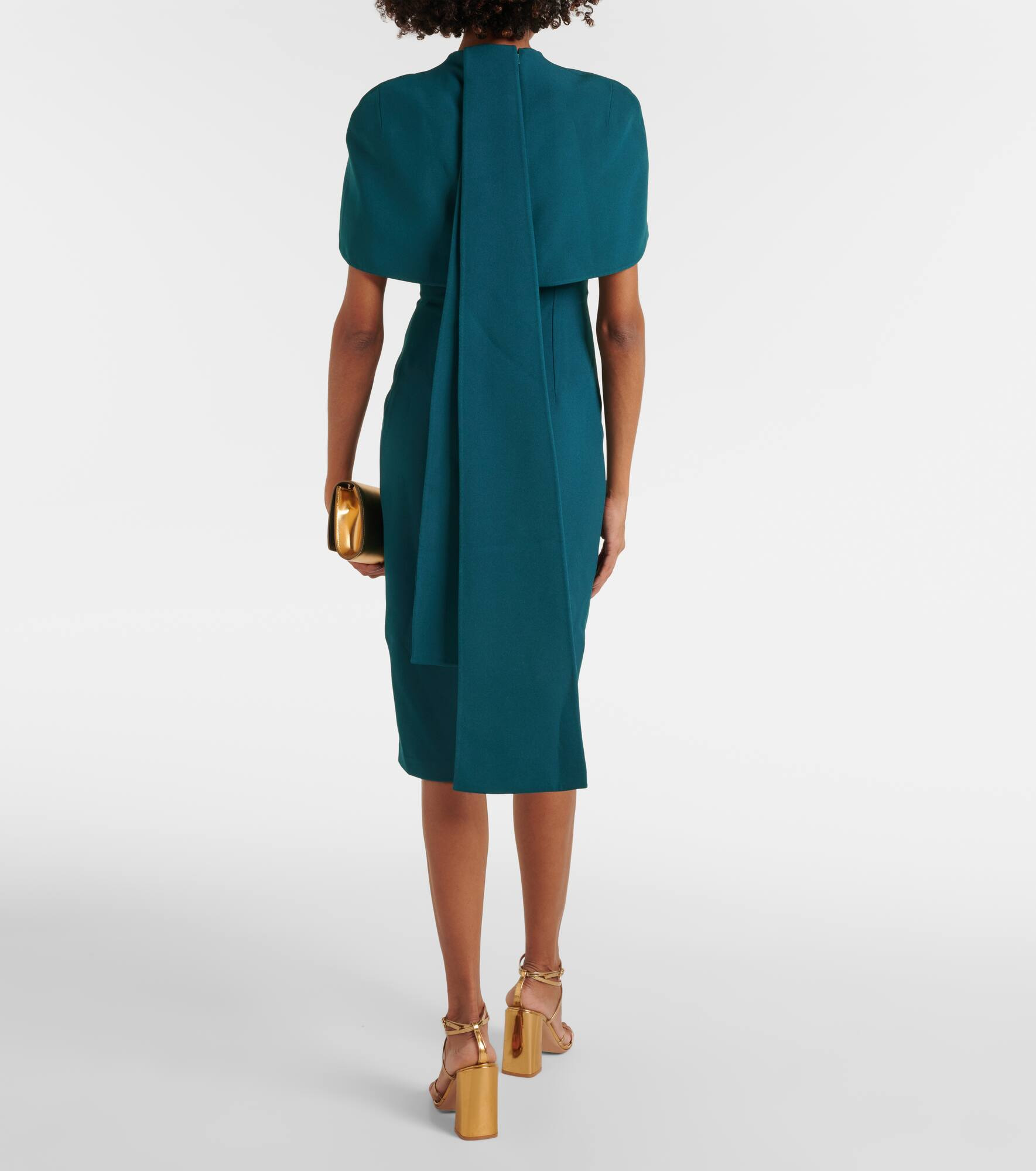 Kalika caped midi dress - 3