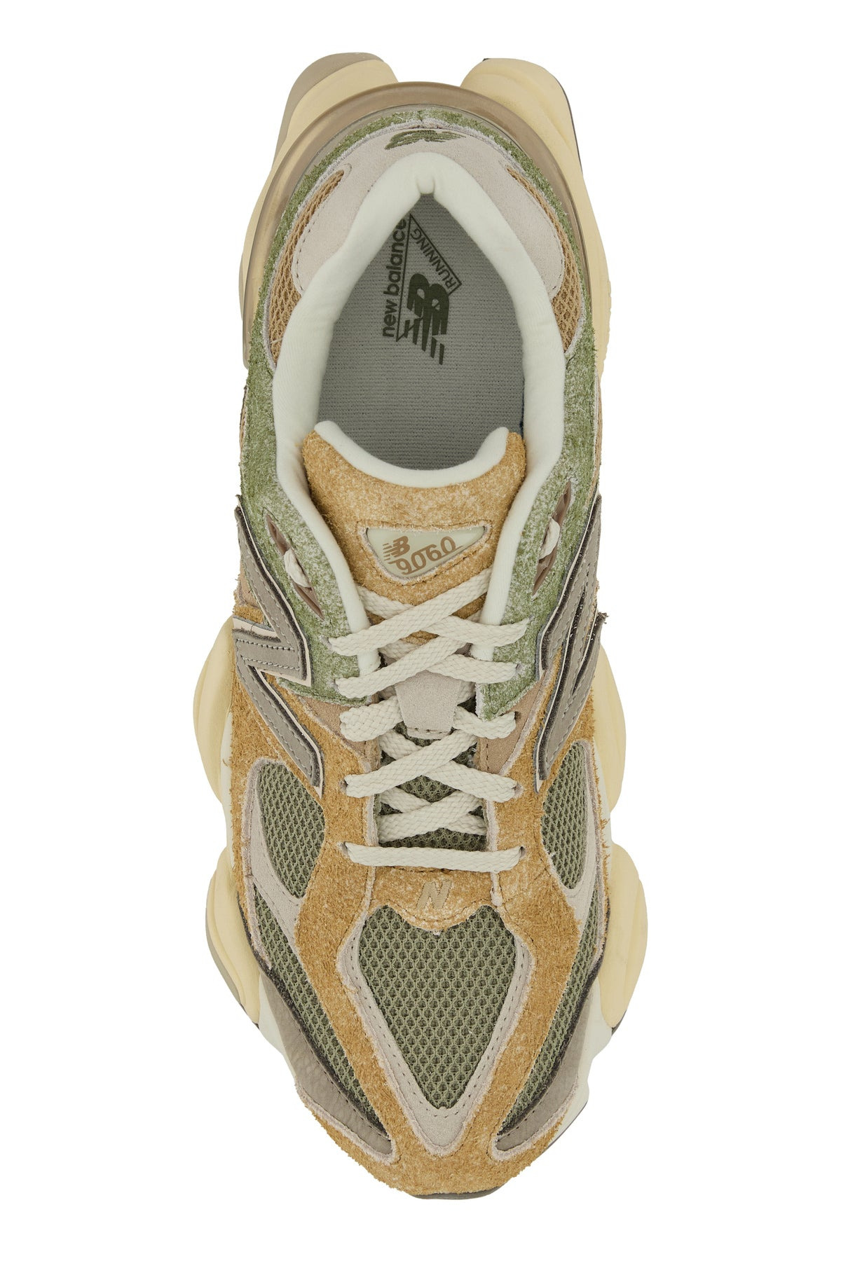 Multicolor mesh and suede 9060 sneakers - 4