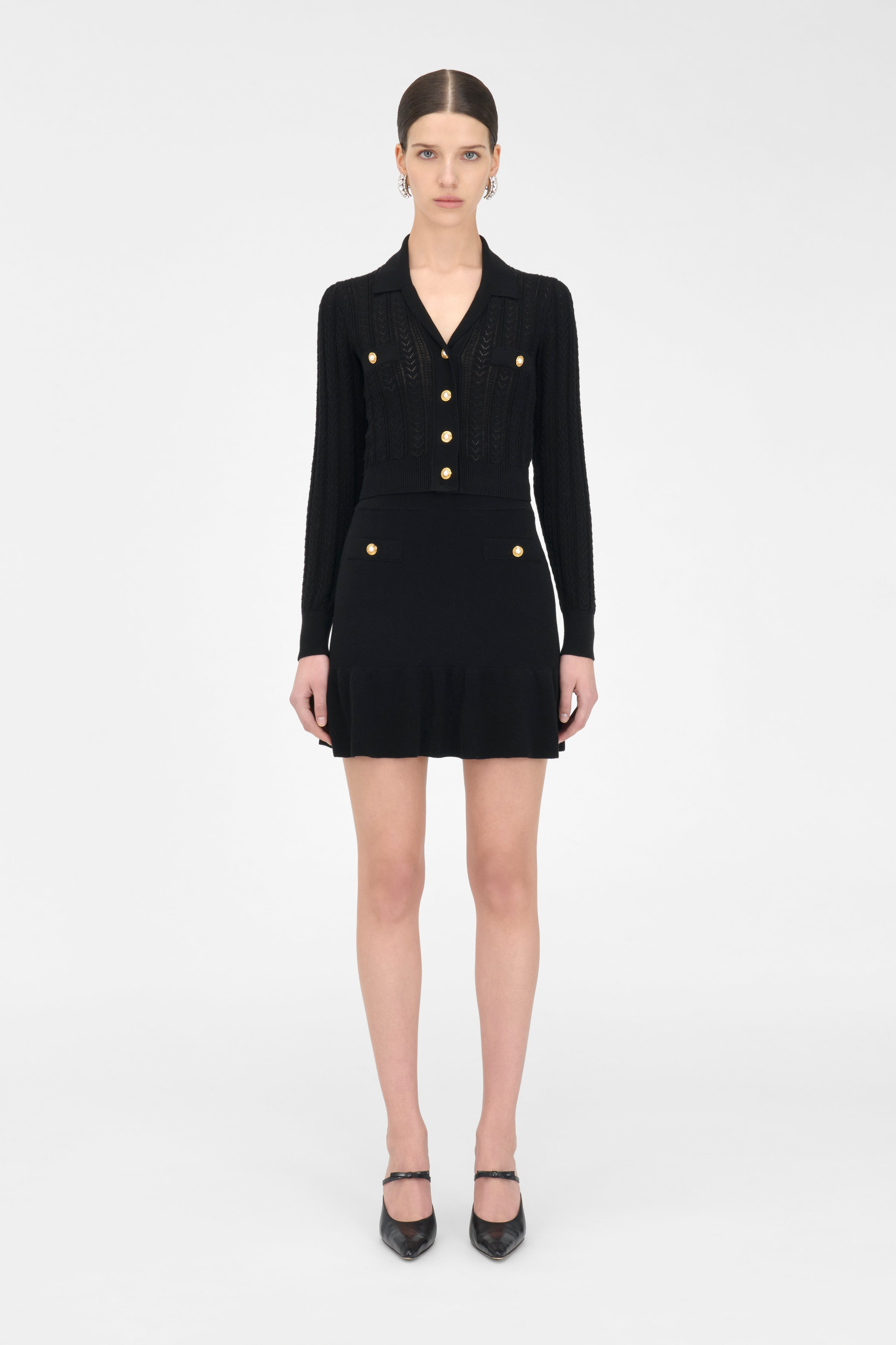COTTON AND CASHMERE BLEND CARDIGAN - 3