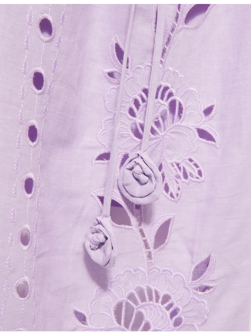 Richelieu Embroidered Linen-Blend Maxi Dress - 6